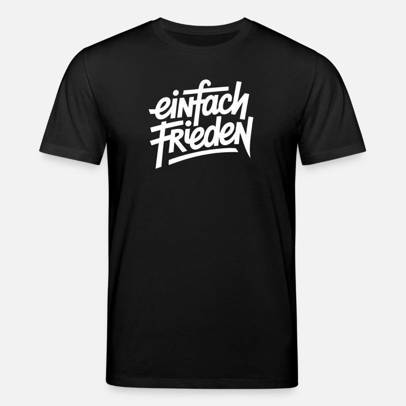 Simplement la paix - T-shirt bio CREATOR Stanley/Stella Unisexe - noir