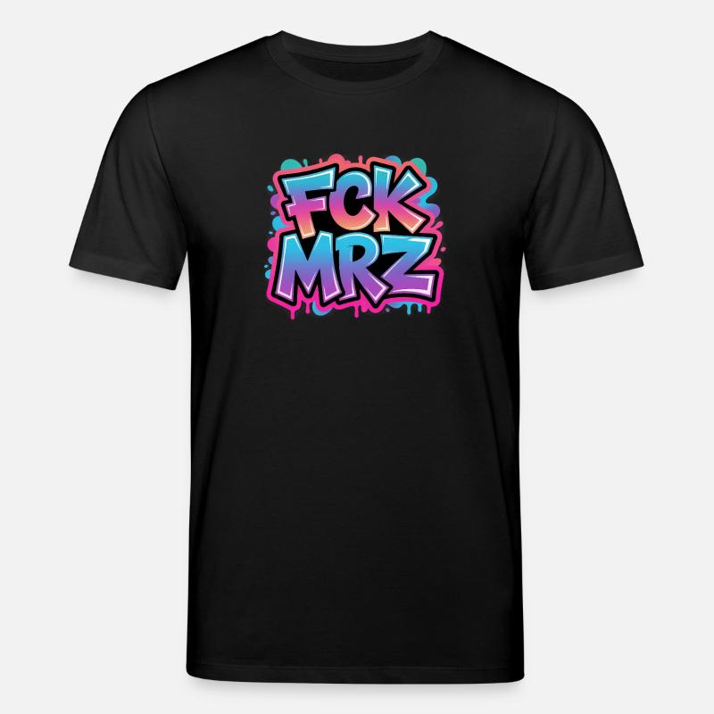 FCK MAR - Anti CDU Meme - T-shirt bio CREATOR Stanley/Stella Unisexe - noir
