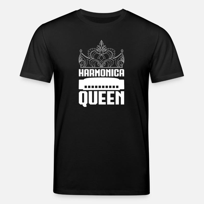 Harmonica Musican Queen Harmonica - Stanley/Stella Unisex Bio-T-Shirt CREATOR  - Schwarz