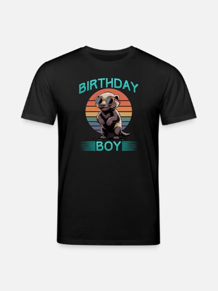 Funny Honey Badger - Stanley/Stella Unisex Bio-T-Shirt CREATOR - Schwarz