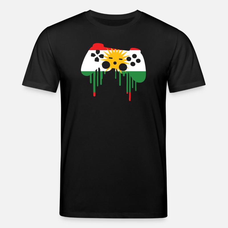Kurdisch gaming flag - Stanley/Stella Unisex Bio-T-Shirt CREATOR  - Schwarz