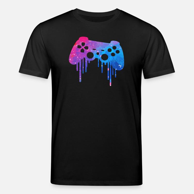 Éclaboussure de jeu - T-shirt bio CREATOR Stanley/Stella Unisexe - noir