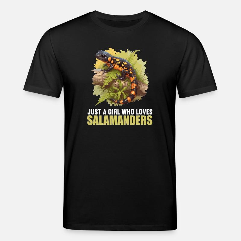 Feuersalamander Salamander - Stanley/Stella Unisex Bio-T-Shirt CREATOR  - Schwarz