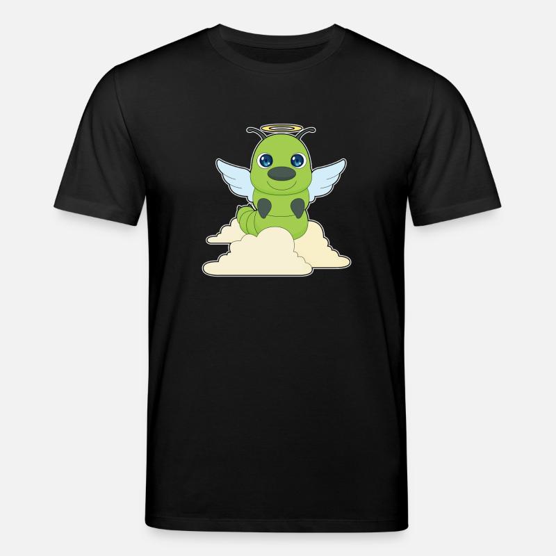 Ailes d’ange chenille - T-shirt bio CREATOR Stanley/Stella Unisexe - noir
