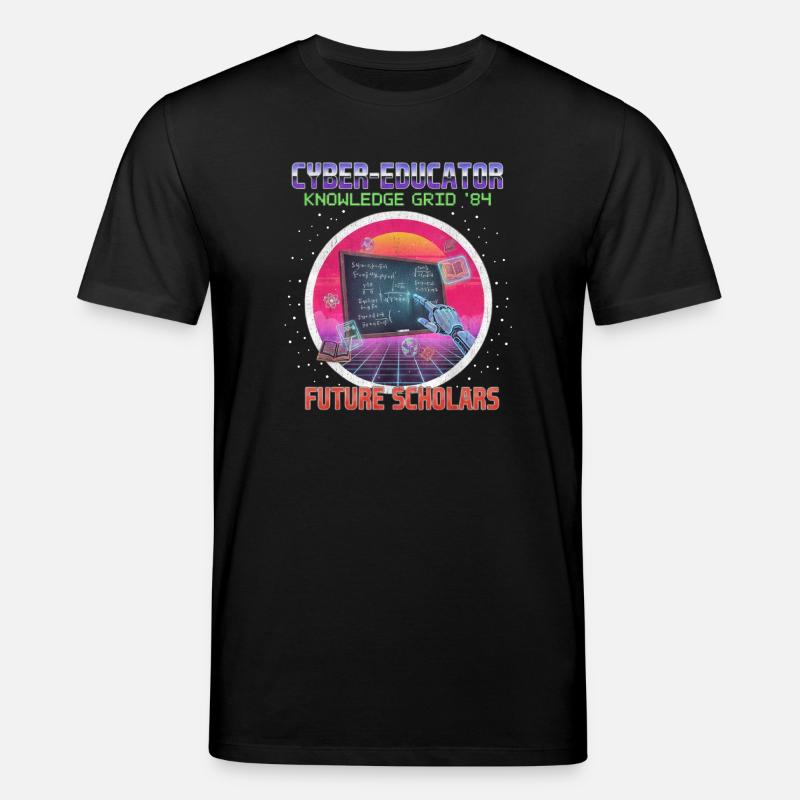 Cyber Teacher - Stanley/Stella Unisex Bio-T-Shirt CREATOR - Schwarz