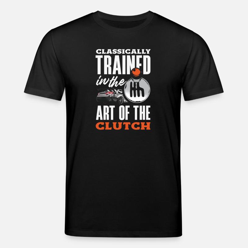 Manual car, classically trained - Stanley/Stella CREATOR Unisex Organic T-Shirt - black
