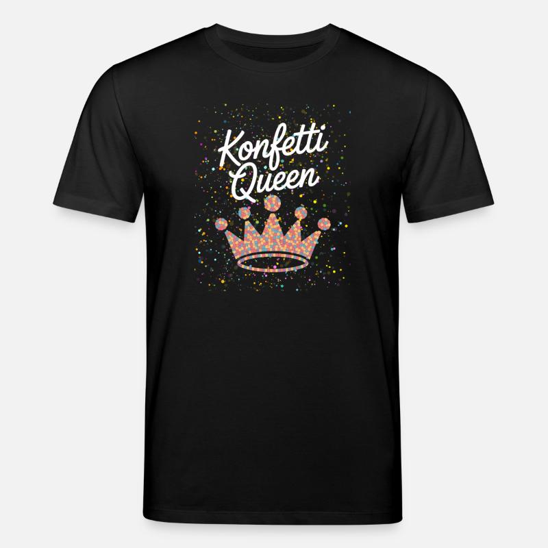 Konfetti Queen - Stanley/Stella Unisex Bio-T-Shirt CREATOR - Schwarz