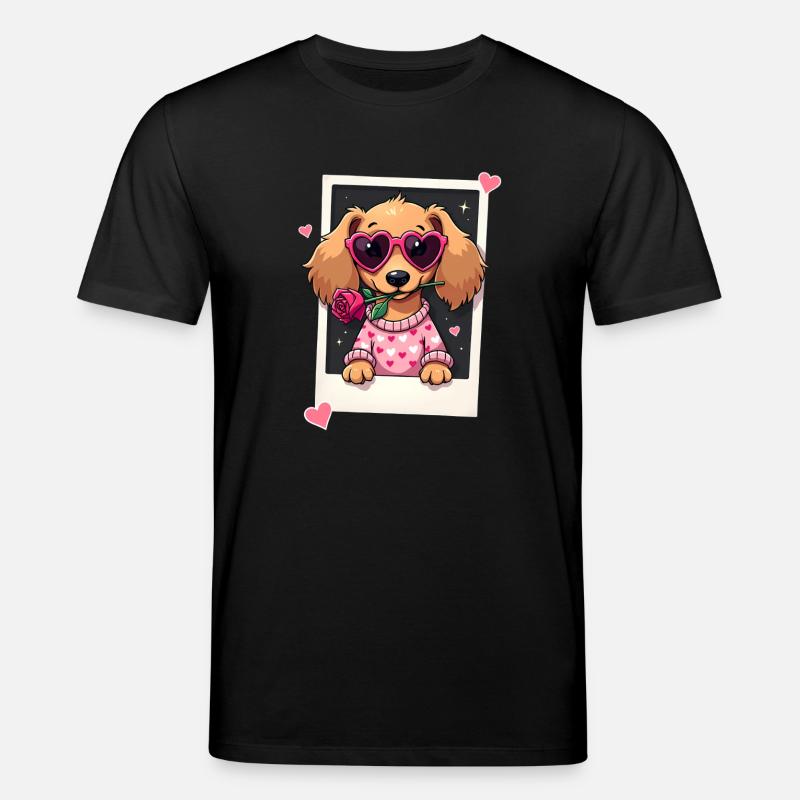 Dackel Dachshund Tekel - Stanley/Stella Unisex Bio-T-Shirt CREATOR  - Schwarz