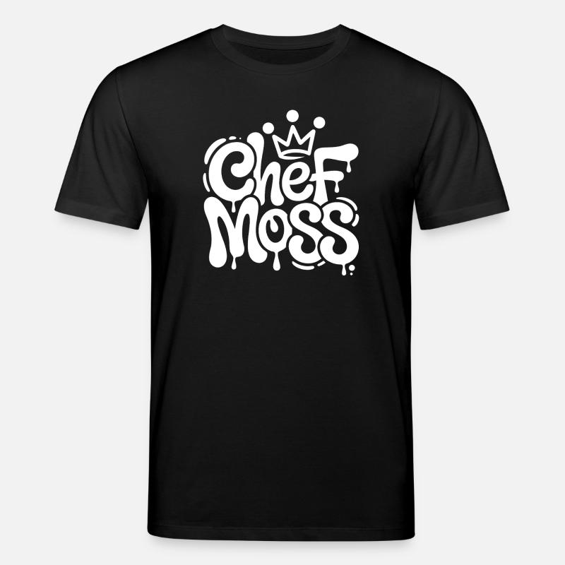 Couronne de graffiti Chef Moss - T-shirt bio CREATOR Stanley/Stella Unisexe - noir