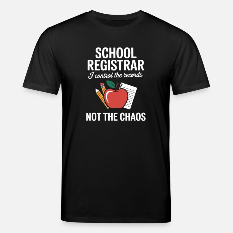 Schulsekretärin Front Office Schule Geschenk - Stanley/Stella Unisex Bio-T-Shirt CREATOR  - Schwarz