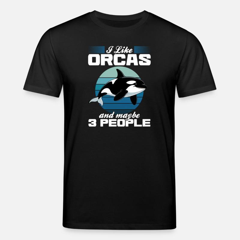 Funny Orca - Stanley/Stella Unisex Bio-T-Shirt CREATOR  - Schwarz