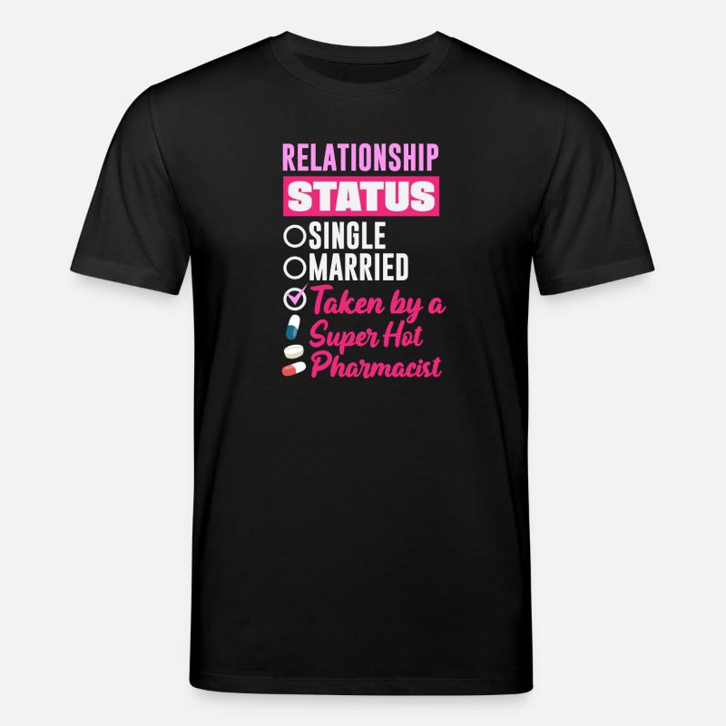 Statut relationnel Pharmacien Technicien en pharmacie - T-shirt bio CREATOR Stanley/Stella Unisexe - noir