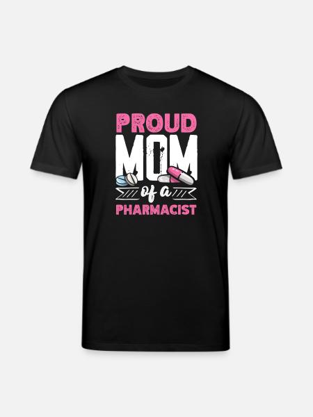Fière mère d’un pharmacien - T-shirt bio CREATOR Stanley/Stella Unisexe - noir