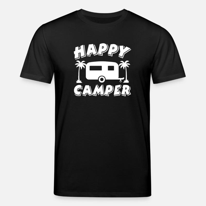 Camping - Stanley/Stella Unisex Bio-T-Shirt CREATOR  - Schwarz