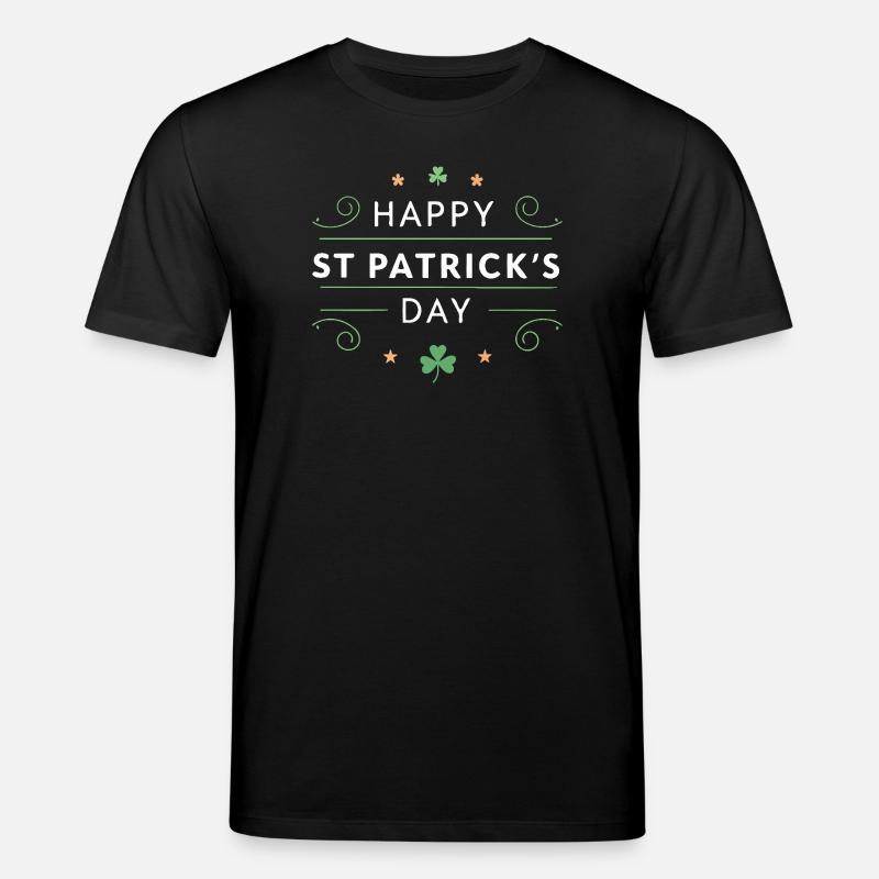 Saint Patrick Joie Vert Tee - T-shirt bio CREATOR Stanley/Stella Unisexe - noir