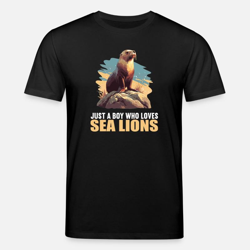 Lions de mer Lion de mer - T-shirt bio CREATOR Stanley/Stella Unisexe - noir