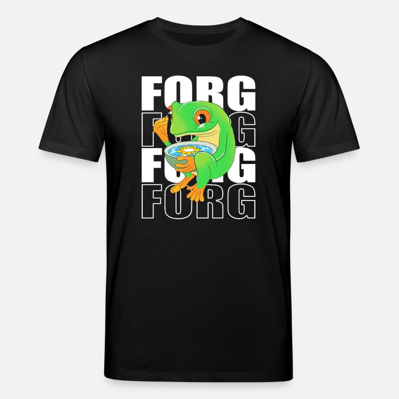 Frosch Laubfrosch - Stanley/Stella Unisex Bio-T-Shirt CREATOR - Schwarz