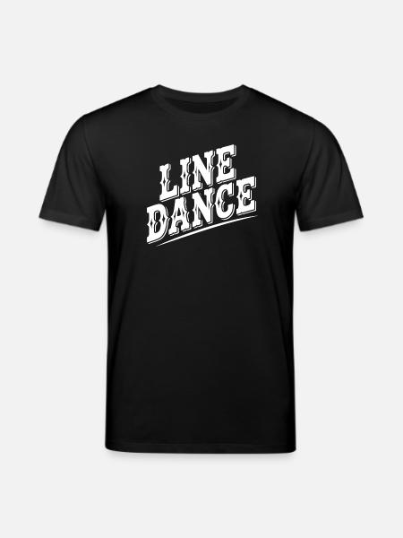 Line Dance Retro Style - Stanley/Stella CREATOR Unisex Organic T-Shirt - black