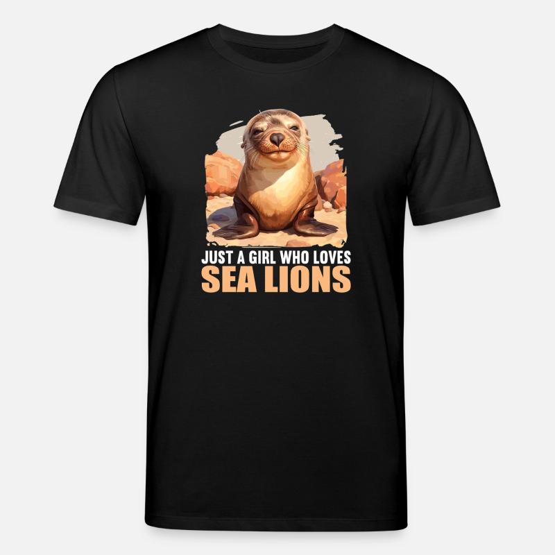 Seelöwen Seelöwe - Stanley/Stella Unisex Bio-T-Shirt CREATOR  - Schwarz