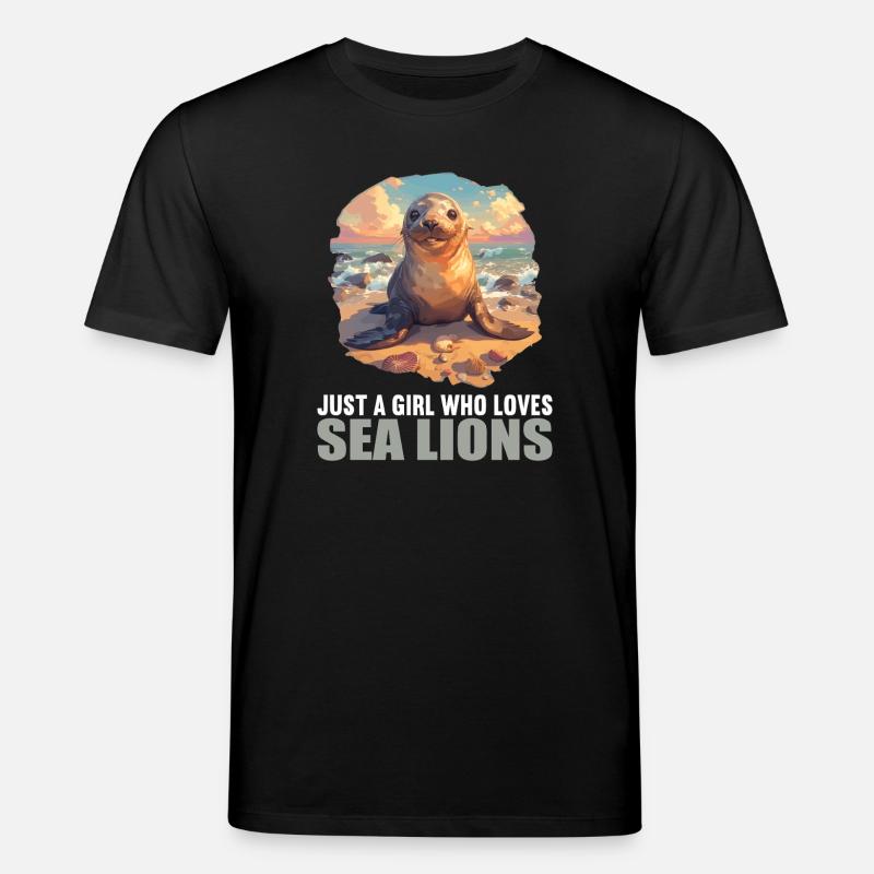 Lions de mer Lion de mer - T-shirt bio CREATOR Stanley/Stella Unisexe - noir