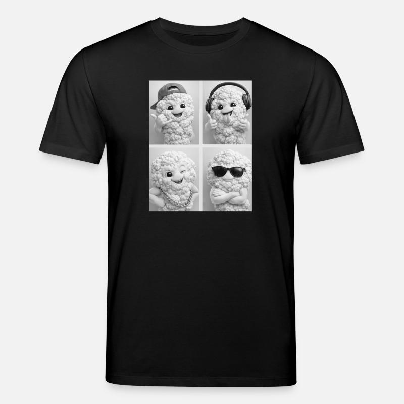 Cauliflower - Stanley/Stella Unisex Bio-T-Shirt CREATOR  - Schwarz