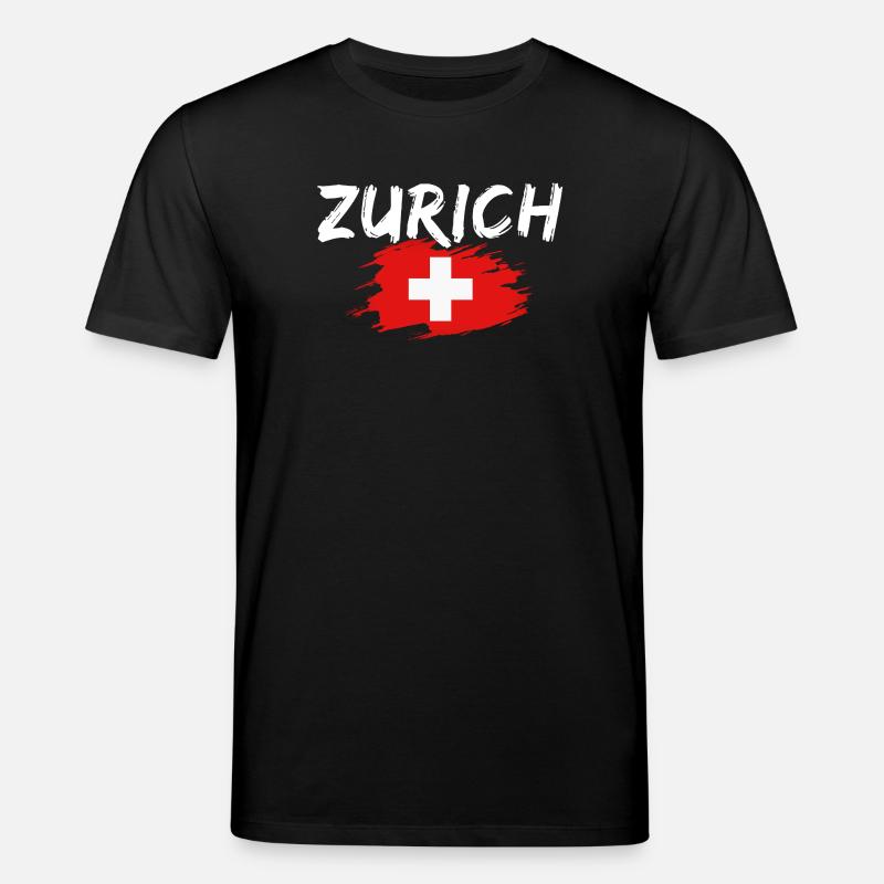 Zurich Switzerland - Stanley/Stella Unisex Bio-T-Shirt CREATOR  - Schwarz