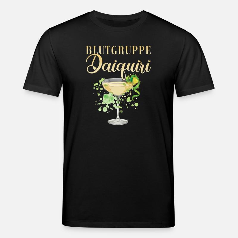 Junggesellinnenabschied Blutgruppe Daiquiri - Stanley/Stella Unisex Bio-T-Shirt CREATOR  - Schwarz