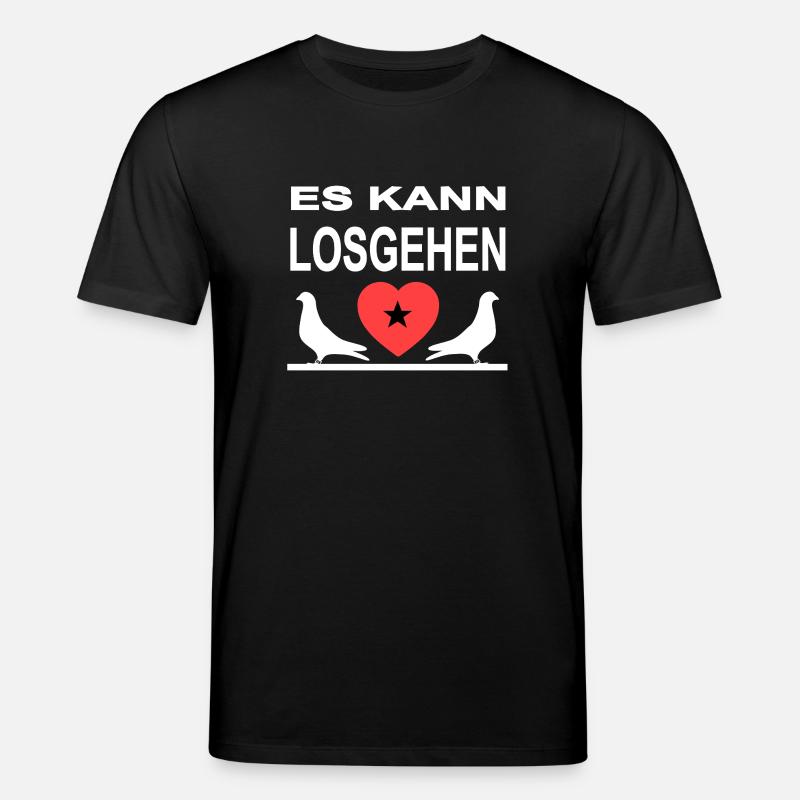 Tauben - Stanley/Stella Unisex Bio-T-Shirt CREATOR  - Schwarz