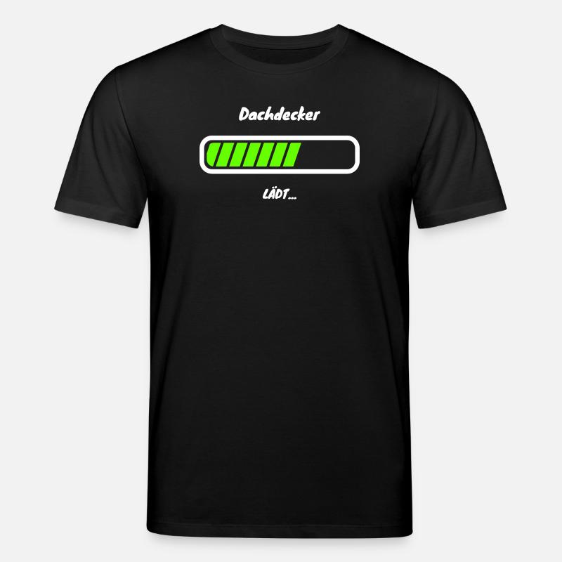 Dachdecker Ladebalken Dachdecker Azubi - Stanley/Stella Unisex Bio-T-Shirt CREATOR  - Schwarz