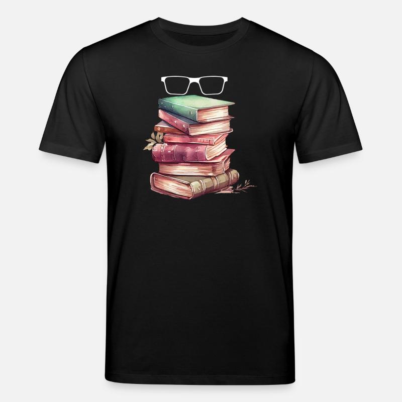 Buchliebhaber Buchnerd - Stanley/Stella Unisex Bio-T-Shirt CREATOR  - Schwarz
