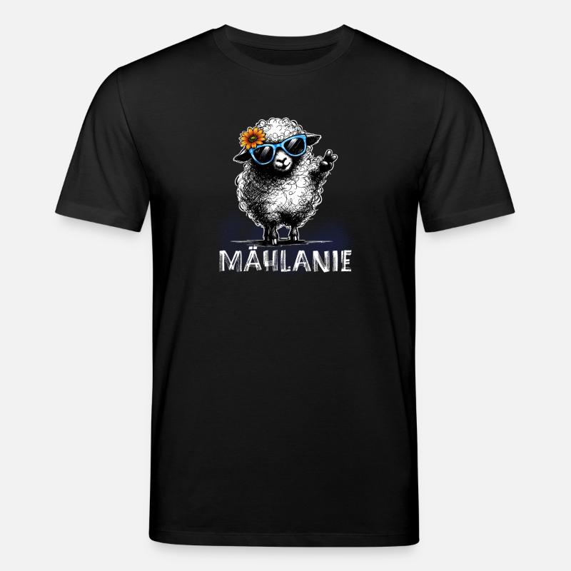 Mählanie – Pecore Birichina Gioco di parole Pace - Maglietta ecologica unisex CREATOR di Stanley/Stella - nero