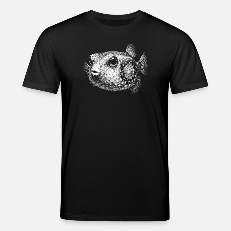 Kugelfisch - Stanley/Stella Unisex Bio-T-Shirt CREATOR  - Schwarz