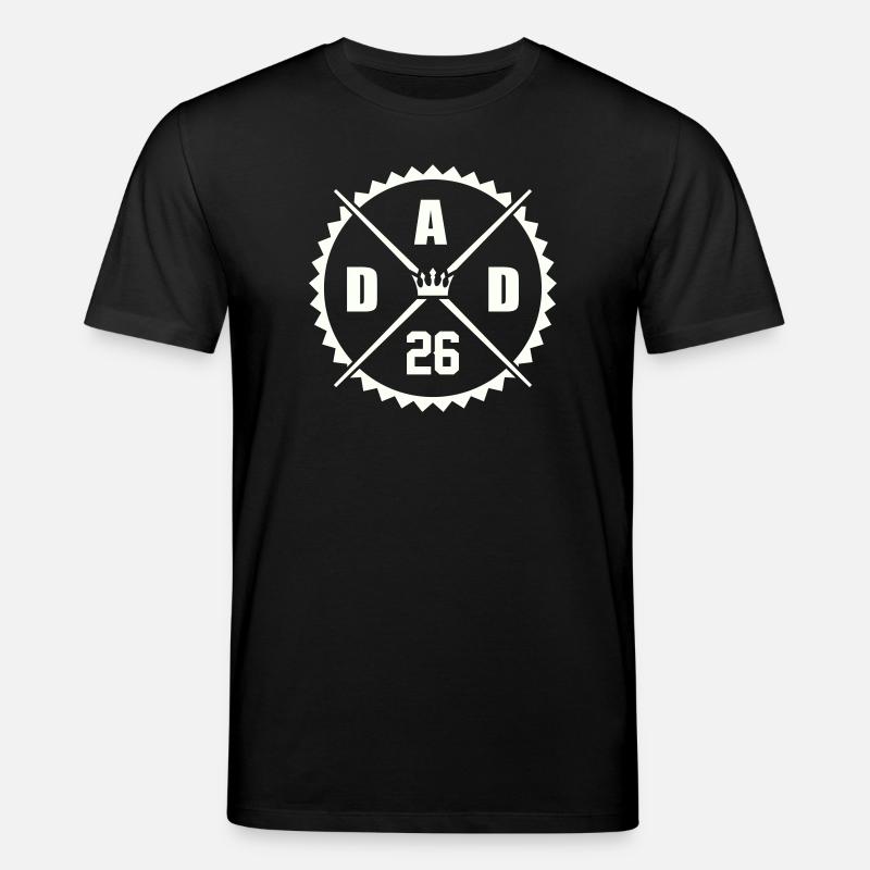 Dad 26 - Stanley/Stella Unisex Bio-T-Shirt CREATOR  - Schwarz