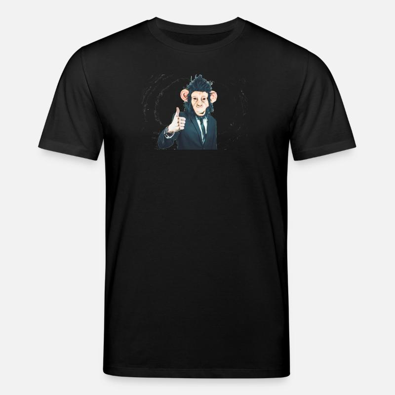 MONKEY - Stanley/Stella Unisex Bio-T-Shirt CREATOR  - Schwarz