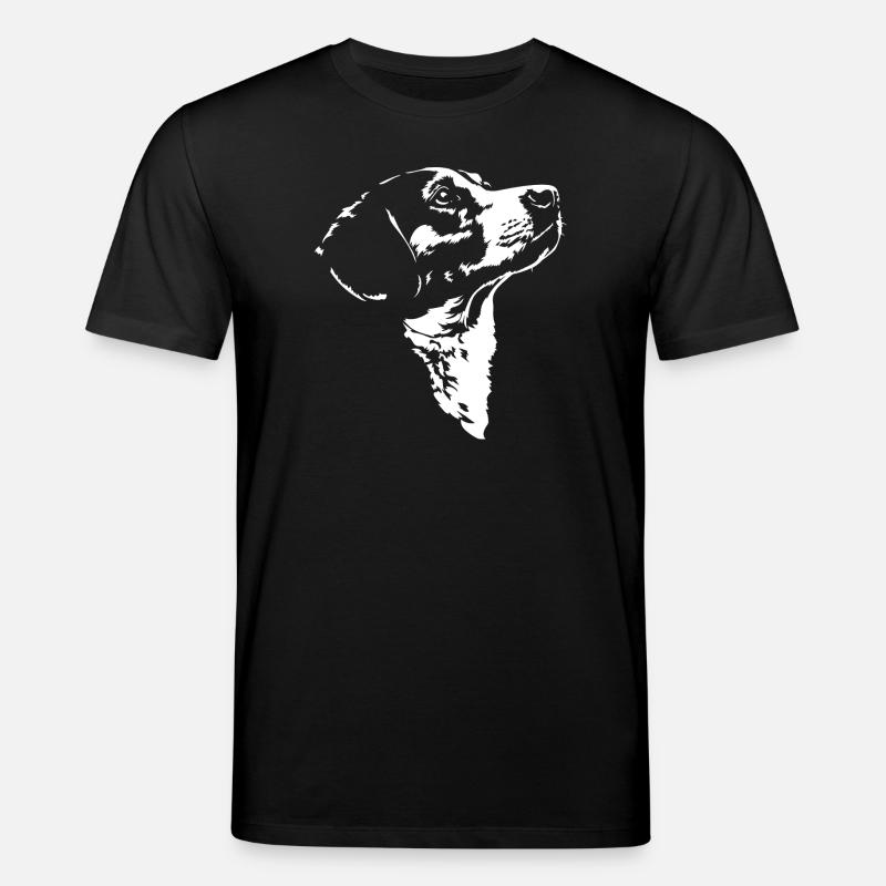 Chien Silhouette Drever Chien Wilsigns - T-shirt bio CREATOR Stanley/Stella Unisexe - noir