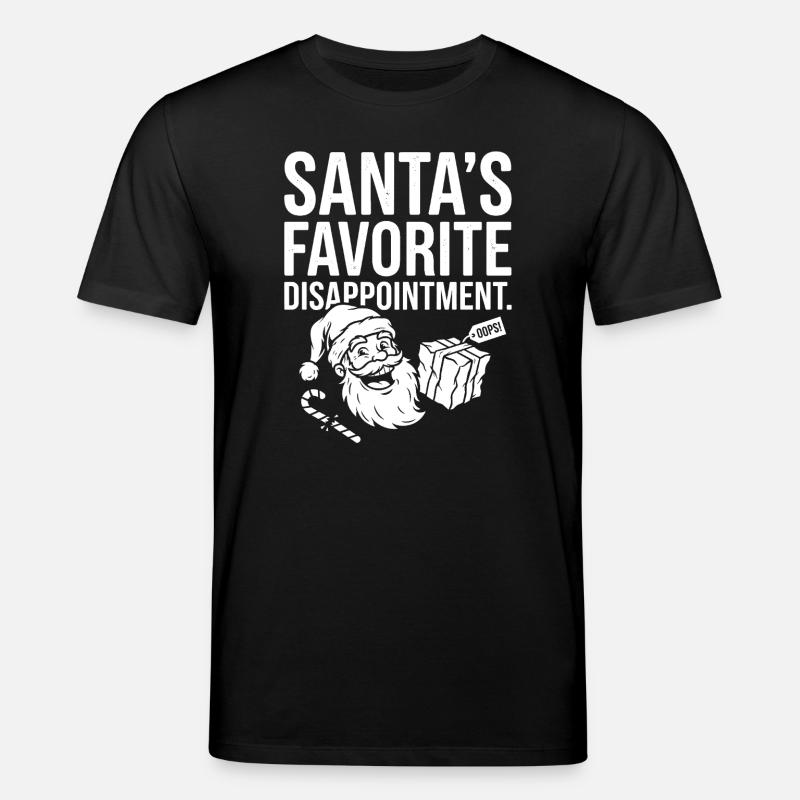 La déception préférée du Père Noël - T-shirt bio CREATOR Stanley/Stella Unisexe - noir