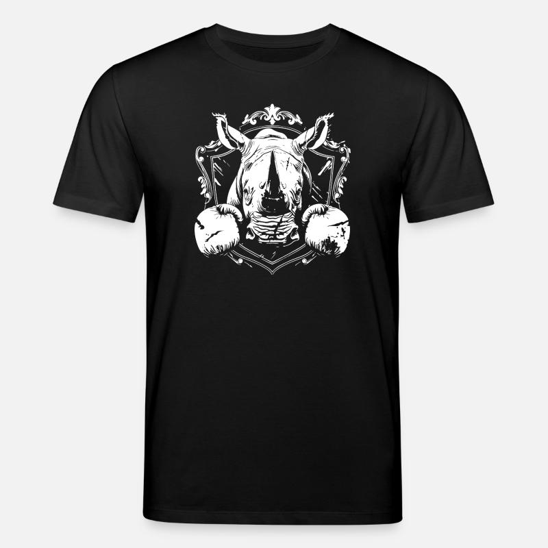 Nashorn Boxen MMA - Stanley/Stella Unisex Bio-T-Shirt CREATOR  - Schwarz