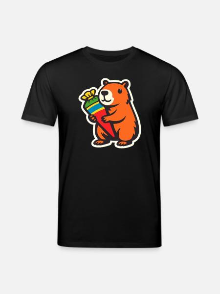 Capybara School Enrollment - Stanley/Stella CREATOR Unisex Organic T-Shirt - black
