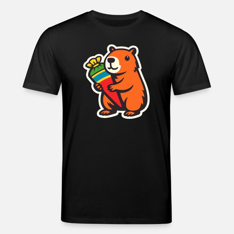 Inscription à l’école Capybara - T-shirt bio CREATOR Stanley/Stella Unisexe - noir