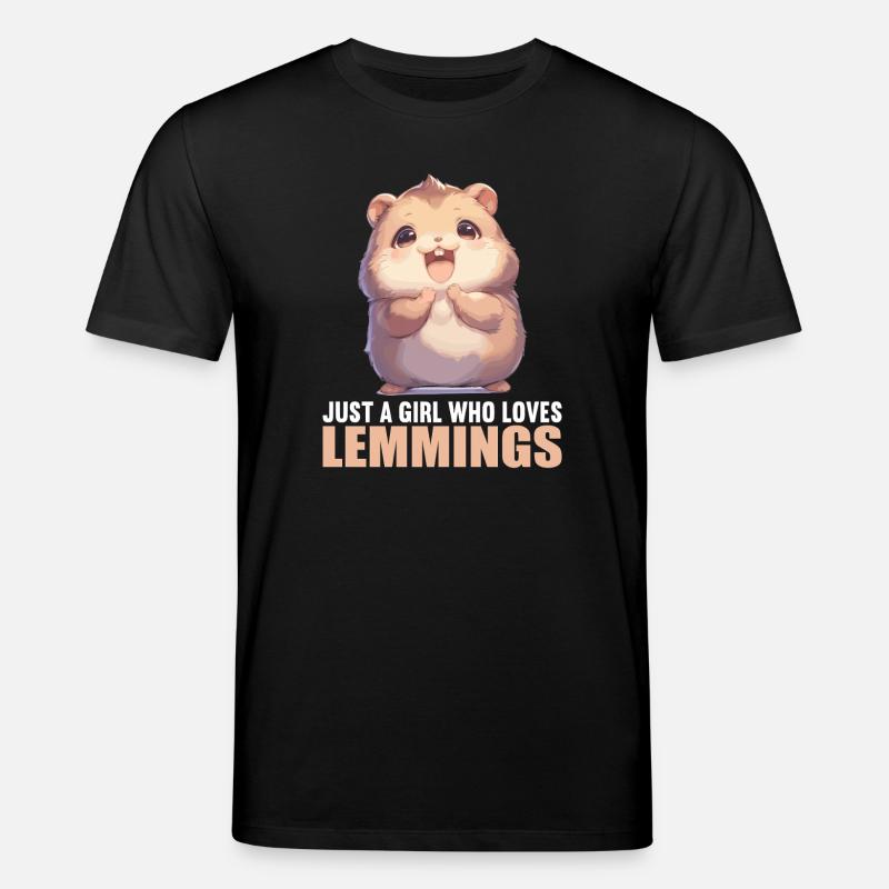 Lemingi leming - Ekologiczna koszulka typu unisex Stanley/Stella CREATOR  - czarny