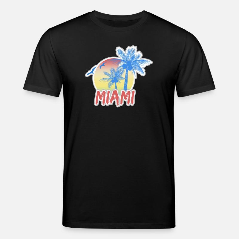 Strand Miami - Stanley/Stella Unisex Bio-T-Shirt CREATOR  - Schwarz
