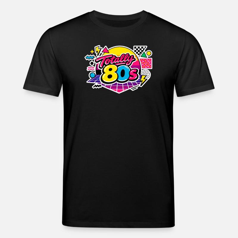 totally 80s - Stanley/Stella Unisex Bio-T-Shirt CREATOR  - Schwarz
