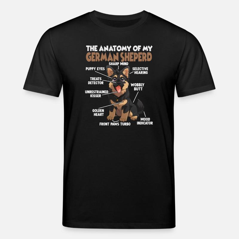 Deutscher Schäferhund Hundebesitzer T Schäferhund - Stanley/Stella Unisex Bio-T-Shirt CREATOR  - Schwarz