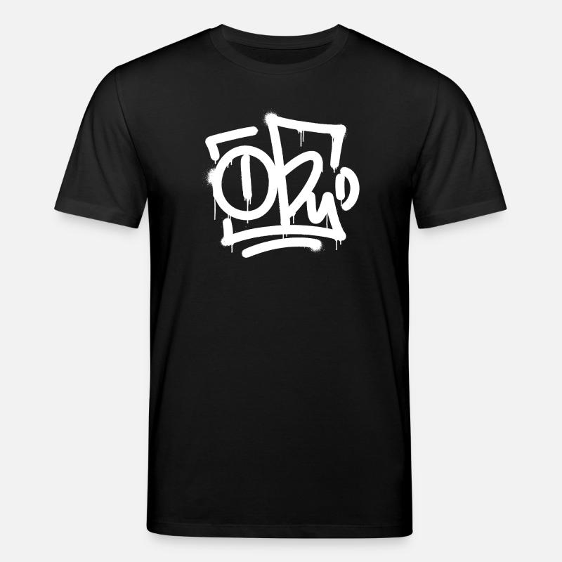 Éclaboussure de graffiti TOBY - T-shirt bio CREATOR Stanley/Stella Unisexe - noir