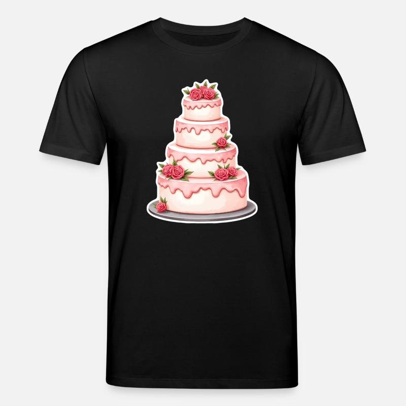 Kuchen Hochzeit - Stanley/Stella Unisex Bio-T-Shirt CREATOR  - Schwarz