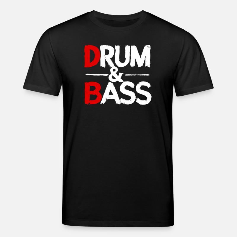 Drum & Bass / Rum & Ass Distressed - Stanley/Stella Unisex Bio-T-Shirt CREATOR  - Schwarz