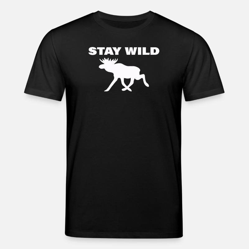 STAY WILD - Stanley/Stella Unisex Bio-T-Shirt CREATOR  - Schwarz
