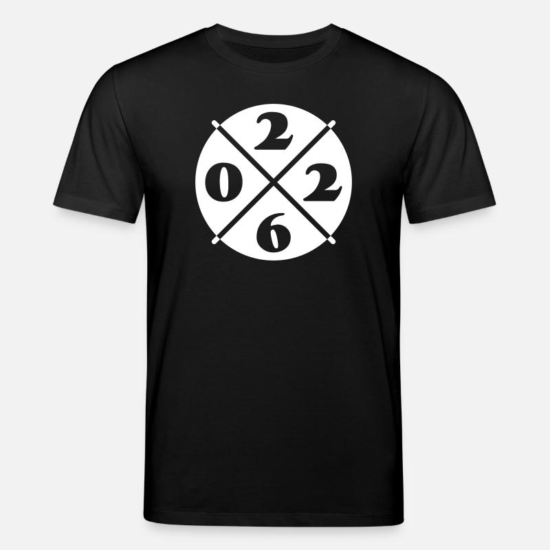 2026 år - Stanley/Stella CREATOR økologisk unisex T-skjorte - svart