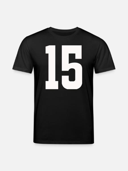 Numéro 15 - T-shirt bio CREATOR Stanley/Stella Unisexe - noir