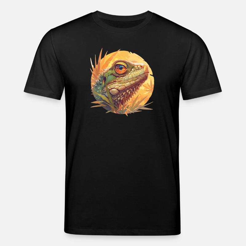 Eidechsen Eidechse - Stanley/Stella Unisex Bio-T-Shirt CREATOR  - Schwarz